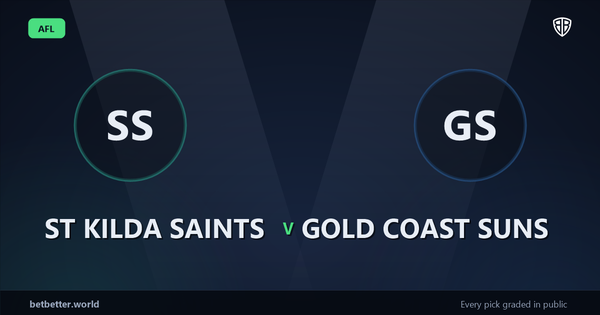 St Kilda Saints vs Gold Coast Suns Prediction & Same Game Multi picks Key Insights: Analytics Breakdown