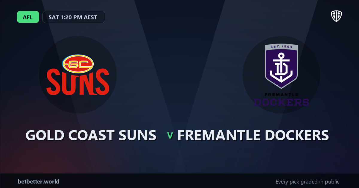 Gold Coast Suns vs Fremantle Dockers Prediction & Same Game Multi picks Key Insights: Our Expert Analysis