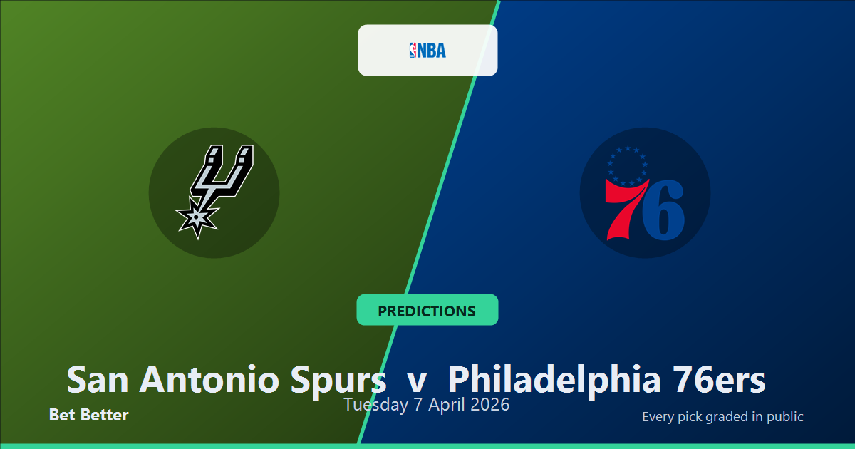 San Antonio Spurs vs Philadelphia 76ers Prediction & Picks: Stat-Based Insights