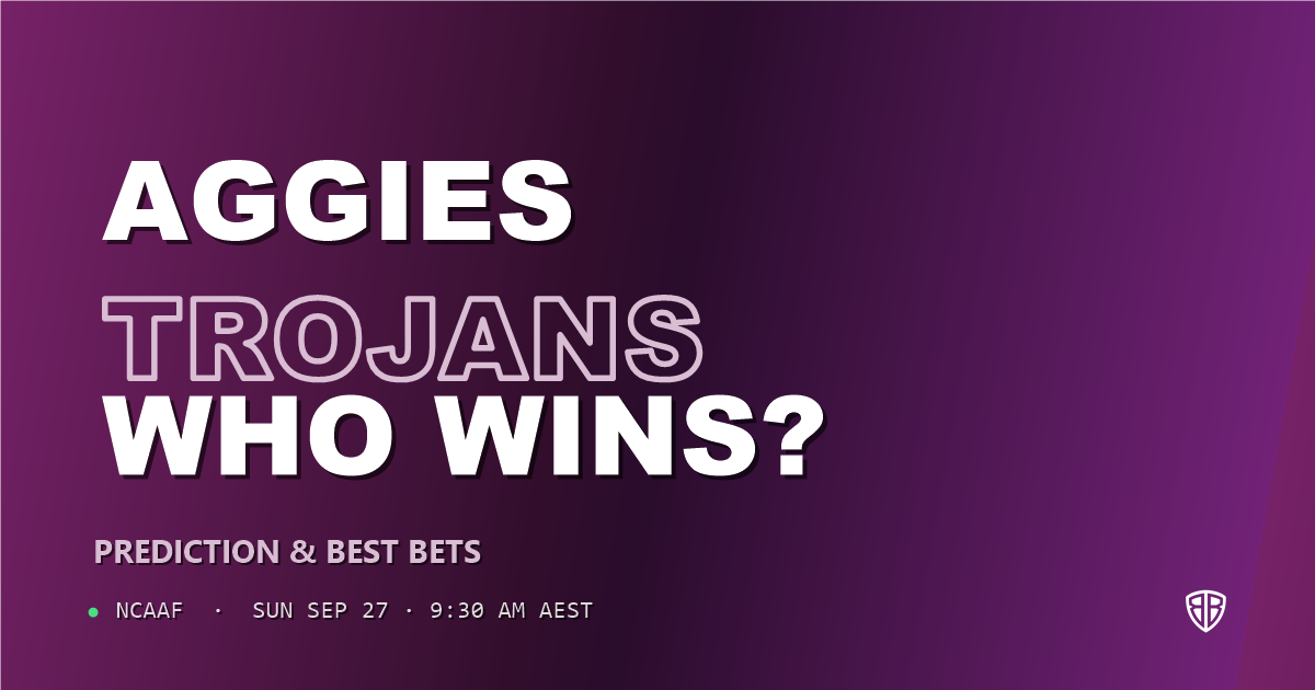 Utah State Aggies vs Troy Trojans Prediction & Picks: Analytics Breakdown