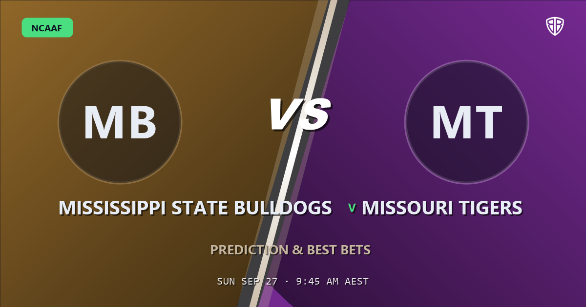 Mississippi State Bulldogs vs Missouri Tigers Prediction & Picks: Stat-Based Insights