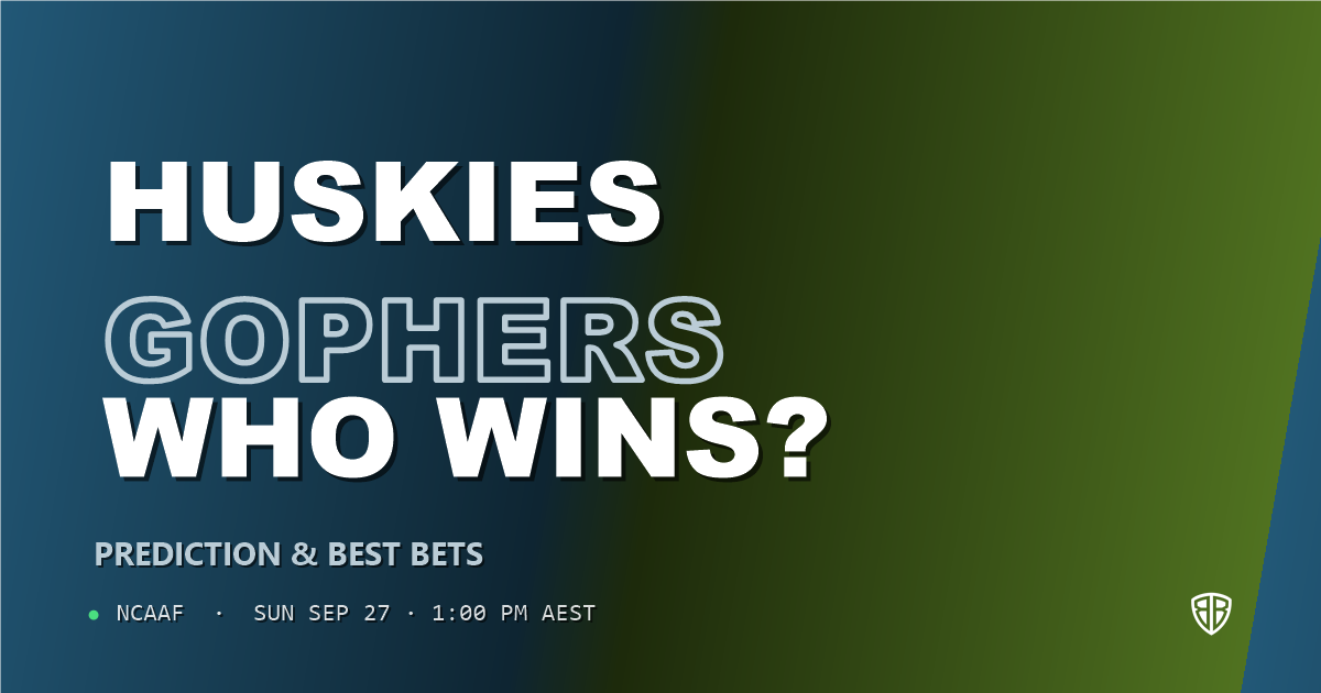 Washington Huskies vs Minnesota Golden Gophers Prediction & Picks: Smart Betting Angles