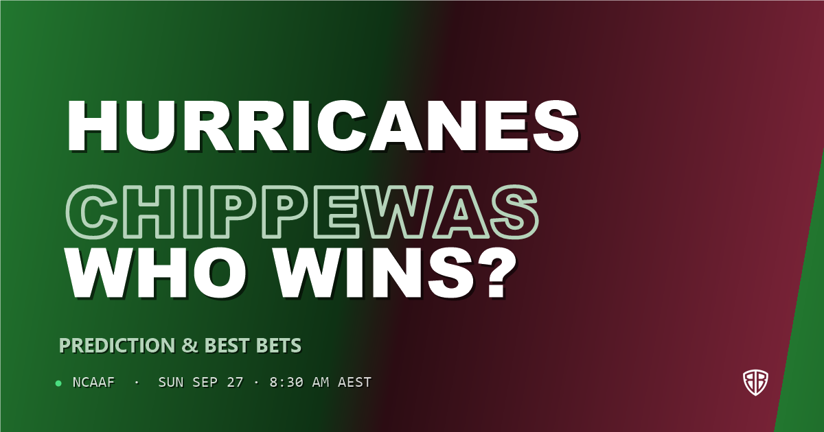 Miami Hurricanes vs Central Michigan Chippewas Prediction & Picks: Odds Analysis & Top Props