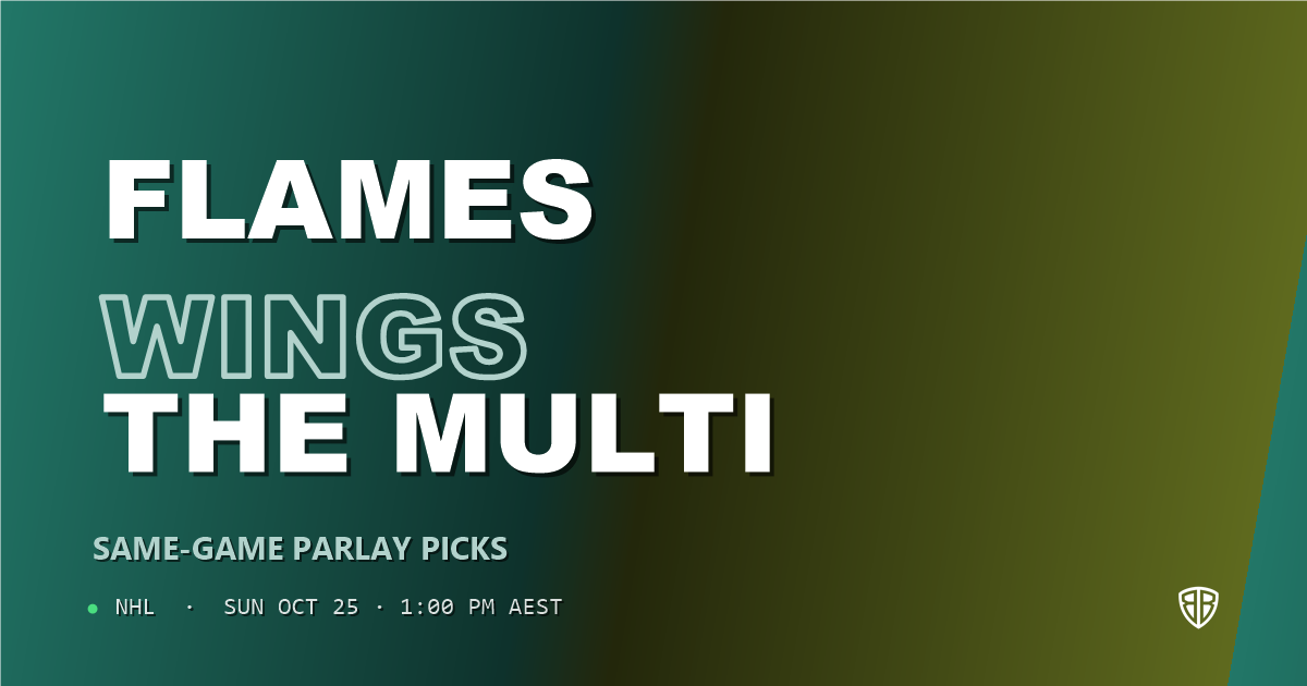 Calgary Flames vs Detroit Red Wings Prediction & Same Game Parlay picks, October 24, 2026