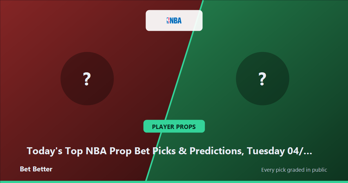 Today's Top NBA Prop Bet Picks & Predictions, Tuesday 04/07 (Leonard Miller Highlights): Finding the Edge