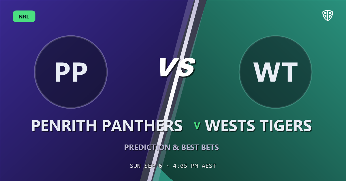 Penrith Panthers vs Wests Tigers Prediction & Picks: Stat-Based Insights