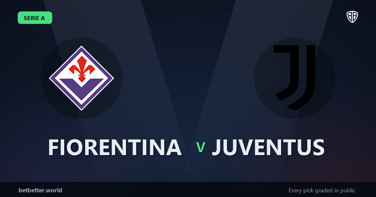 Fiorentina vs Juventus Prediction & Same Game Parlay picks Top SGP: Smart Betting Angles