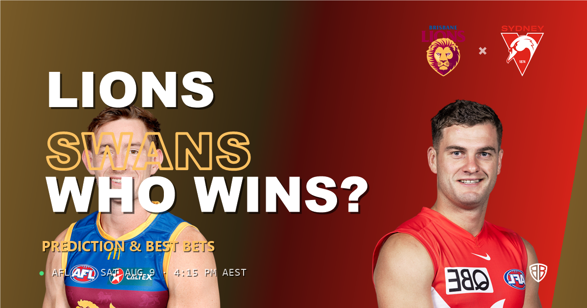 AFL news: Brisbane Lions vs Sydney Swans Prediction & Picks (Callum Ah Chee Key Factor): Stat-Based Insights
