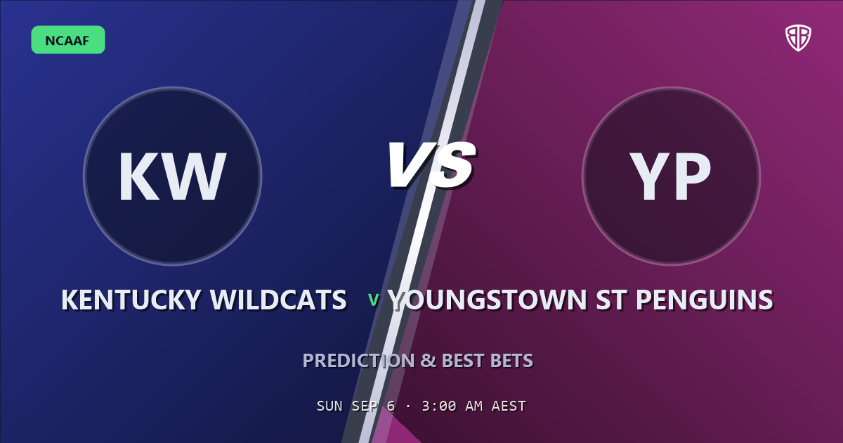 Youngstown St Penguins vs Kentucky Wildcats Prediction, Odds &amp; Best Bets