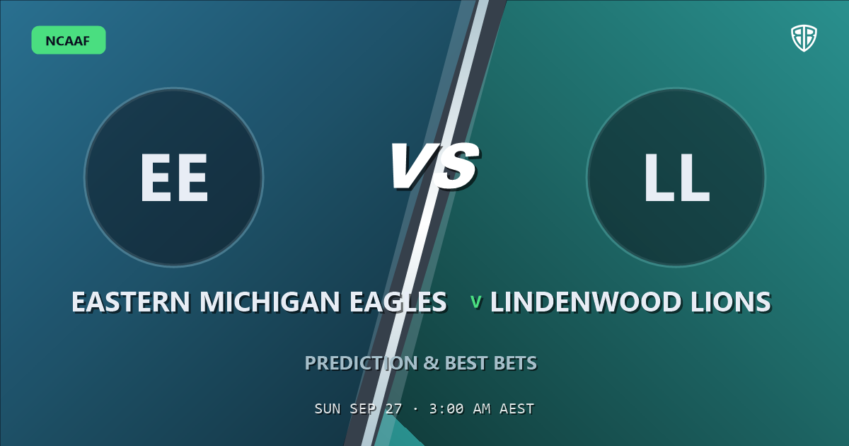 Eastern Michigan Eagles vs Lindenwood Lions Prediction & Picks: Odds Analysis & Top Props