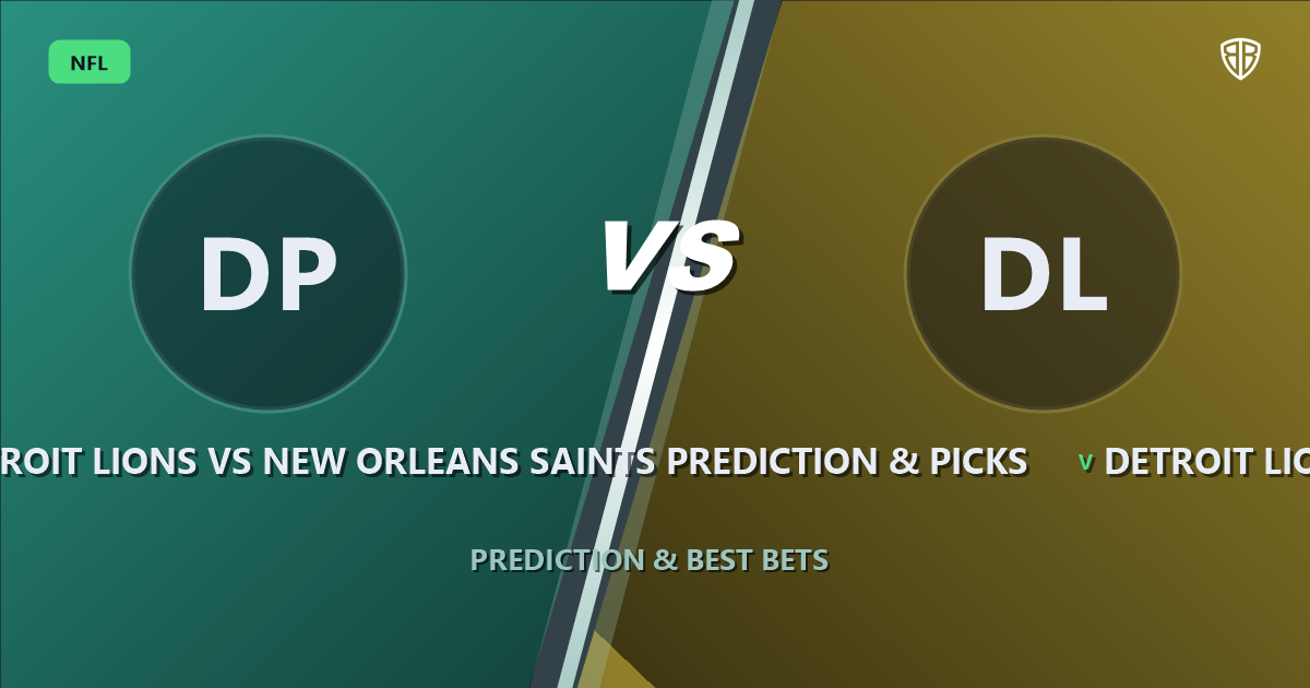 Detroit Lions vs New Orleans Saints Prediction & Picks: Smart Props & Lines