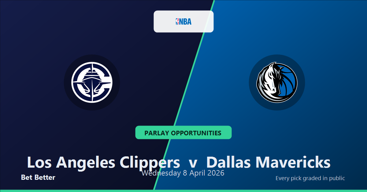 Los Angeles Clippers vs Dallas Mavericks Prediction & Same Game Parlay picks Value Parlay: Analytics Breakdown