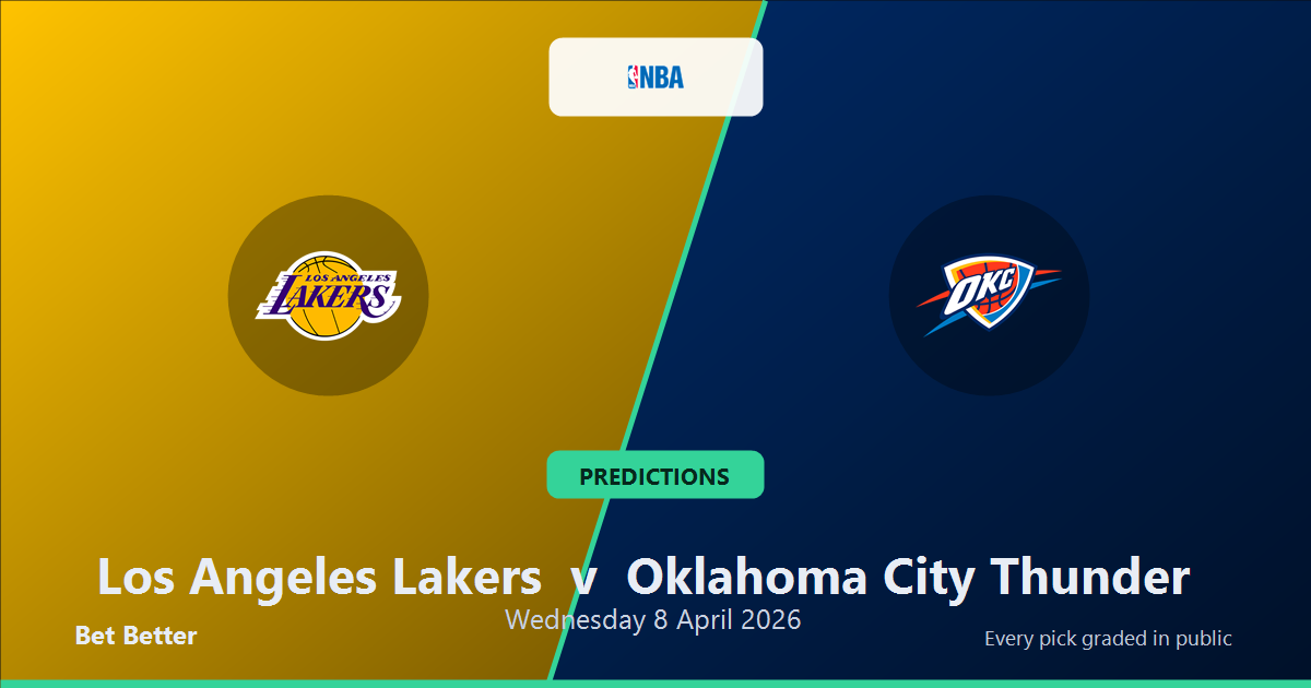 Los Angeles Lakers vs Oklahoma City Thunder Prediction & Picks: Odds Analysis & Top Props