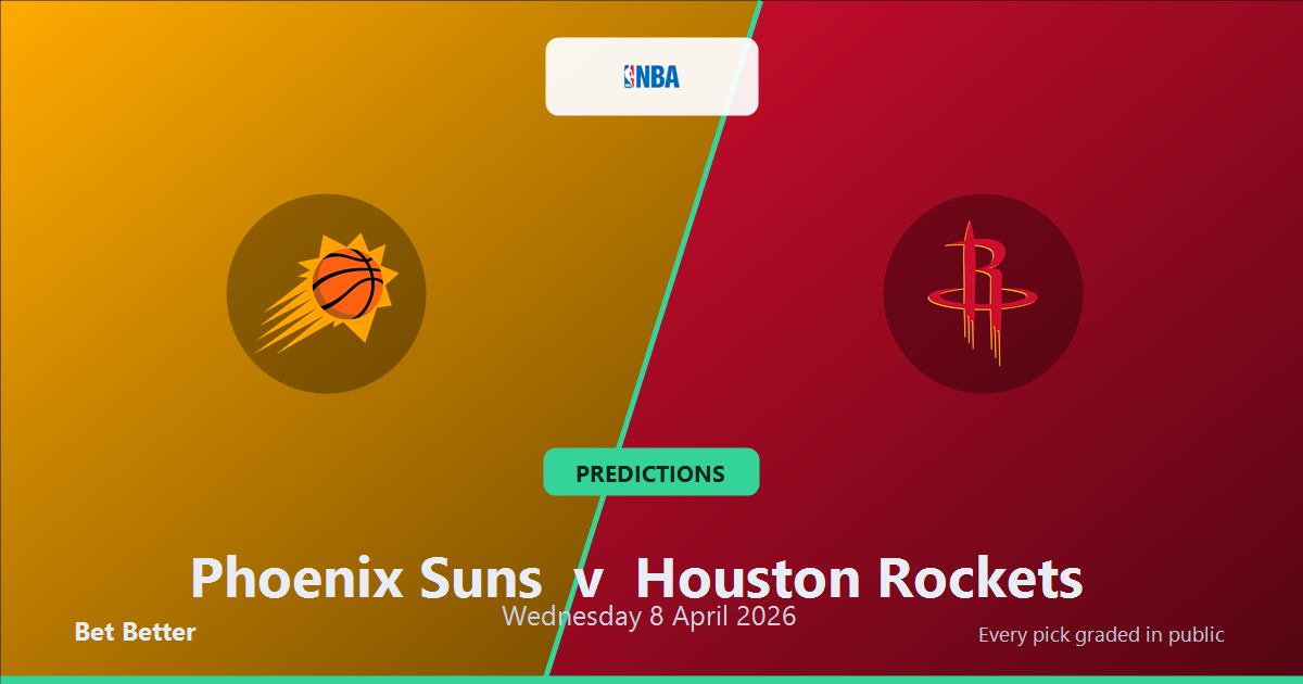 Phoenix Suns vs Houston Rockets Prediction & Picks (Dillon Brooks Key Factor): Stat-Based Insights