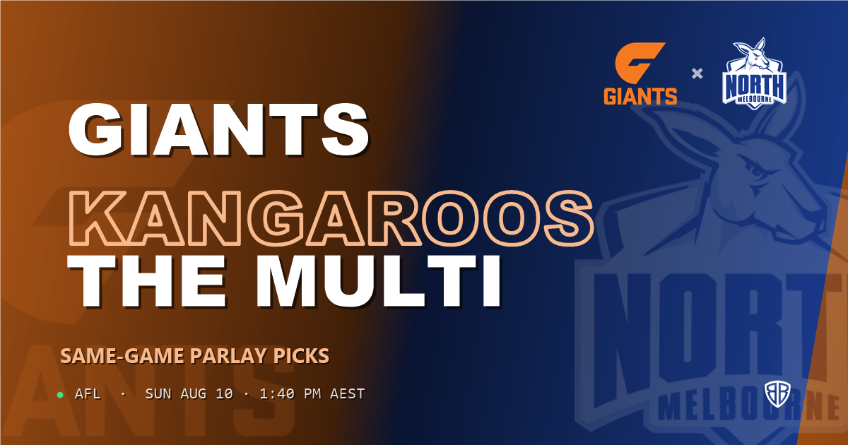 Greater Western Sydney Giants vs North Melbourne Kangaroos Prediction & Same Game Multi picks Key Insights: High-Value Opportunity