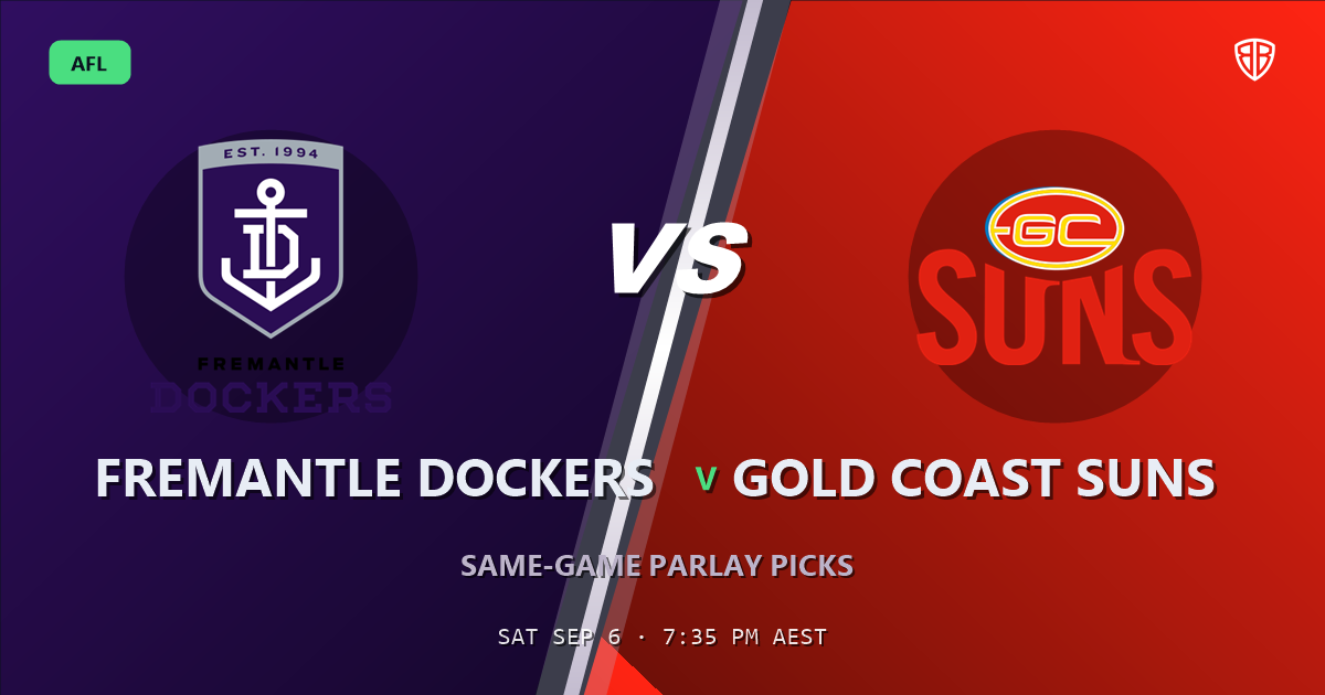 AFL news: Fremantle Dockers vs Gold Coast Suns Prediction & Same Game Multi picks Key Insights: High-Value Opportunity