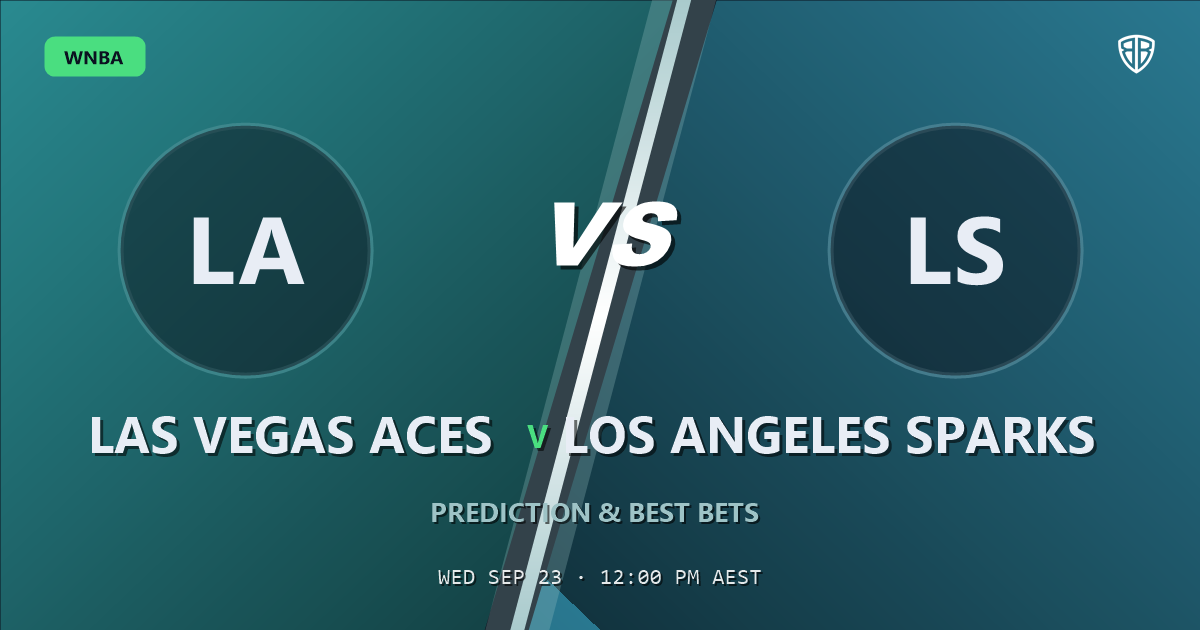 Las Vegas Aces vs Los Angeles Sparks Prediction & Picks: Full Match Breakdown & Bets