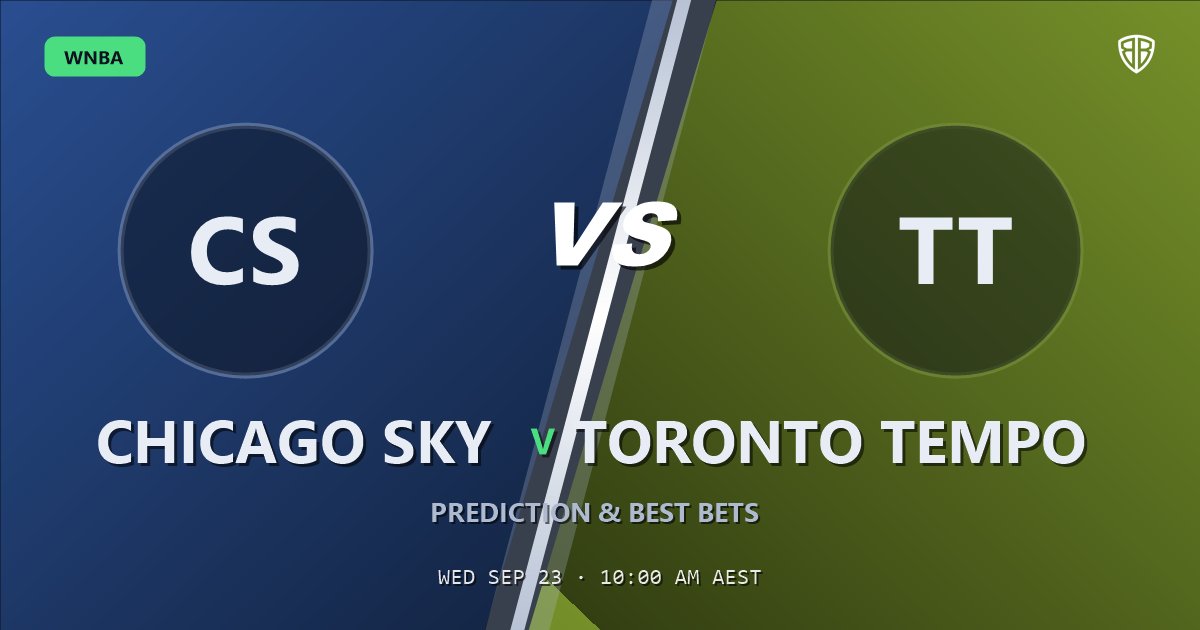 Chicago Sky vs Toronto Tempo Prediction & Picks (Kamilla Cardoso Key Factor): Winning Game Angles