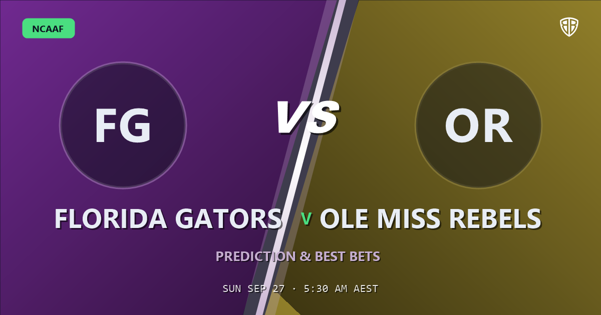 Florida Gators vs Ole Miss Rebels Prediction & Picks (Aaron Philo Key Factor): Our Expert Analysis