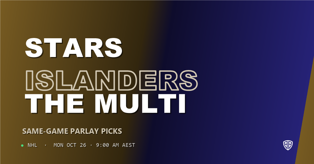 Dallas Stars vs New York Islanders Prediction & Same Game Parlay picks, October 25, 2026