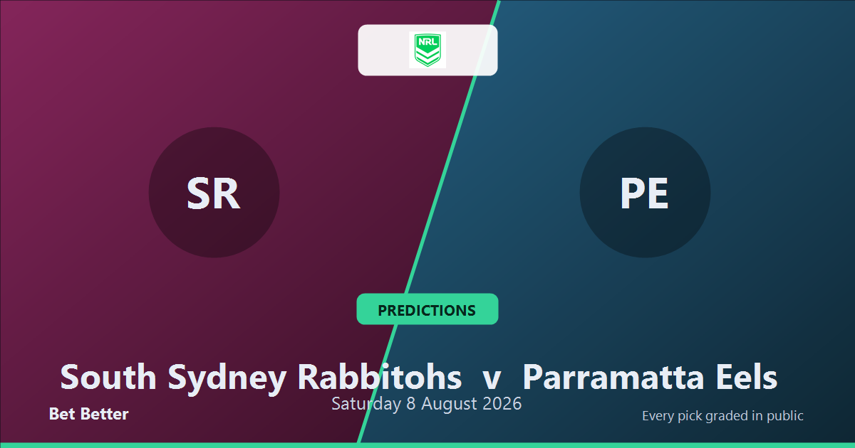 South Sydney Rabbitohs vs Parramatta Eels Prediction & Picks: Odds Analysis & Top Props
