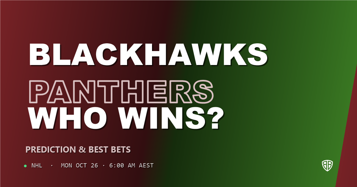 Chicago Blackhawks vs Florida Panthers Prediction & Picks, October 25, 2026