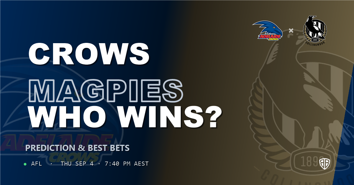 AFL news: Adelaide Crows vs Collingwood Magpies Prediction & Picks : Stat-Based Insights