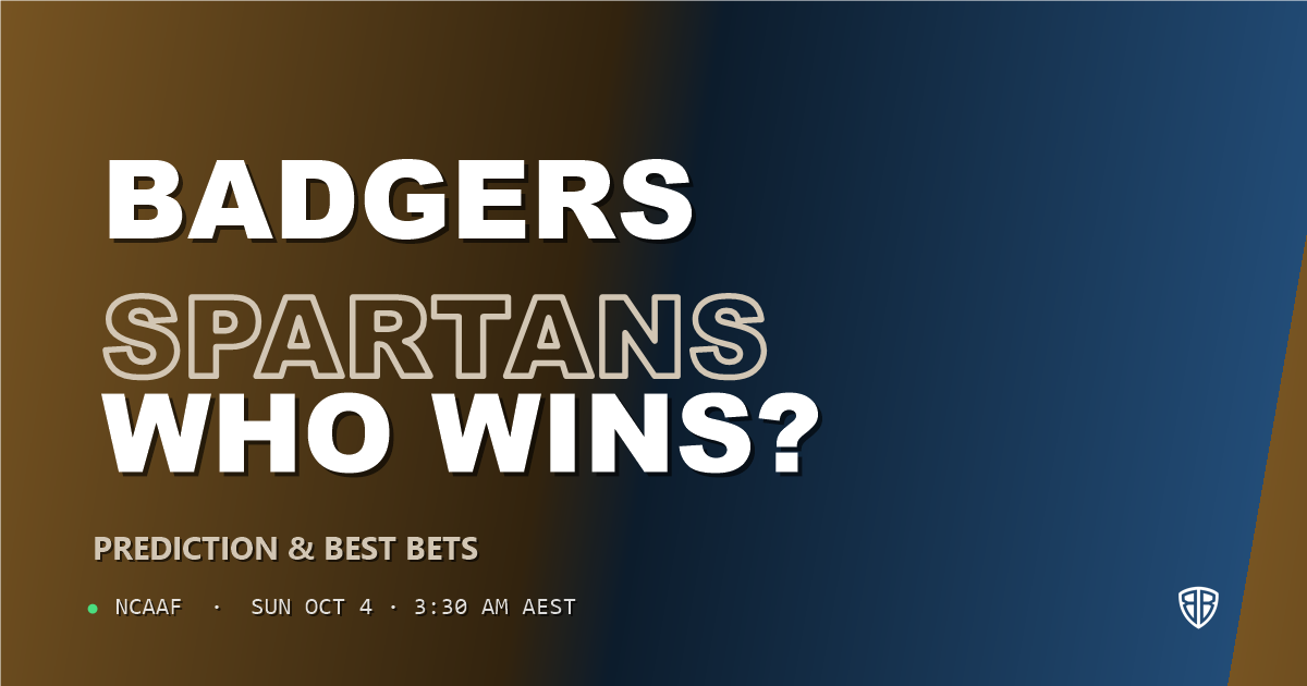 Wisconsin Badgers vs Michigan State Spartans Prediction & Picks: Analytics Breakdown