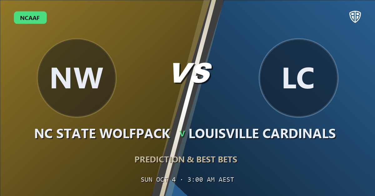 NC State Wolfpack vs Louisville Cardinals Prediction & Picks: Our Expert Analysis