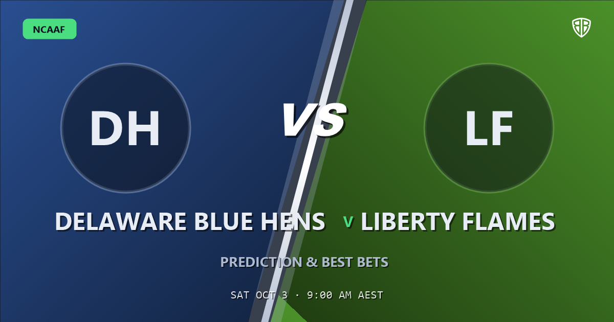 Delaware Blue Hens vs Liberty Flames Prediction & Picks: Winning Game Angles