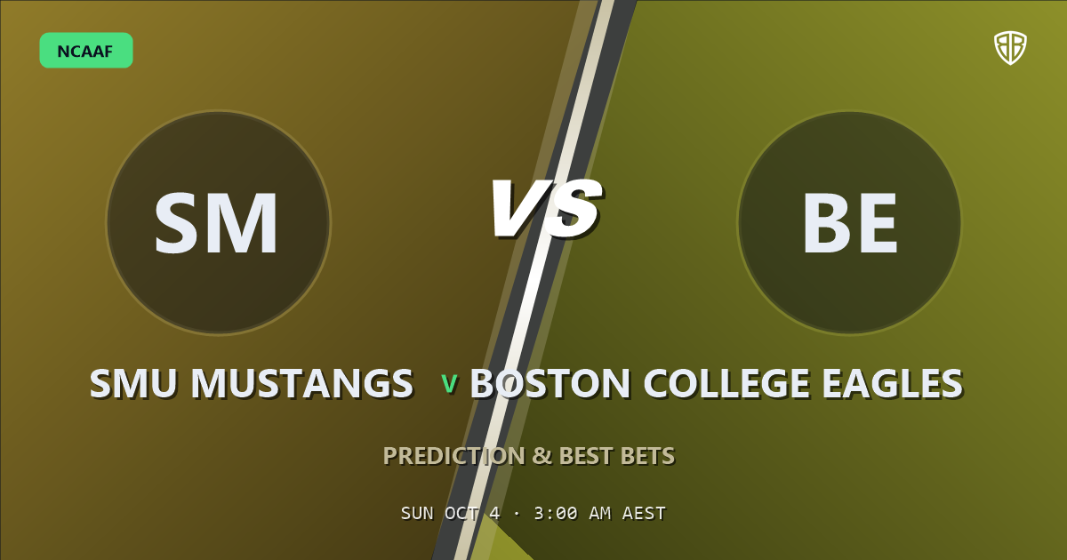 SMU Mustangs vs Boston College Eagles Prediction & Picks: Our Expert Analysis