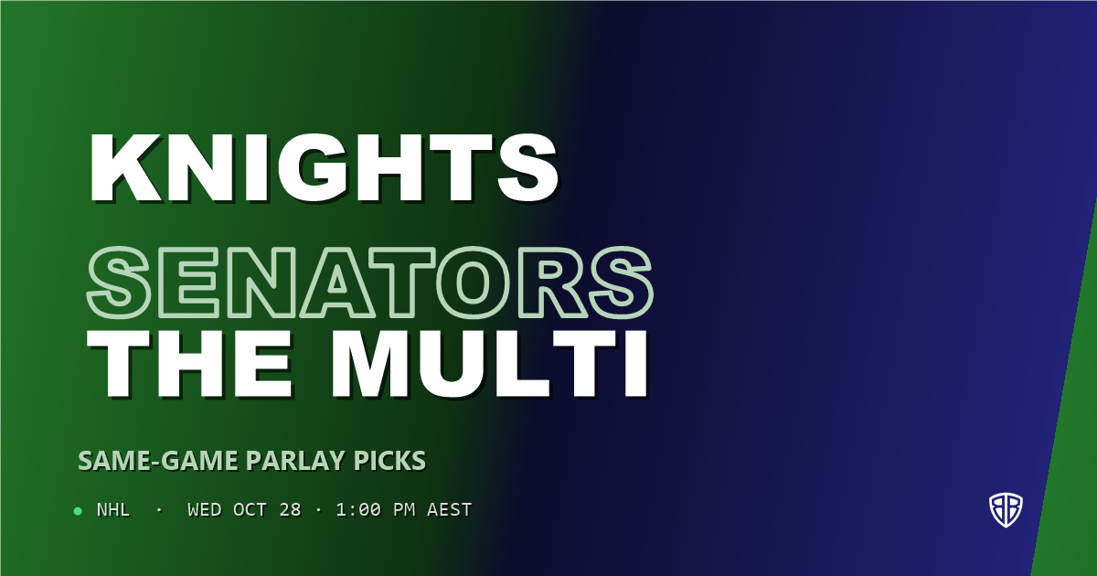 Vegas Golden Knights vs Ottawa Senators Prediction & Same Game Parlay picks, October 27, 2026