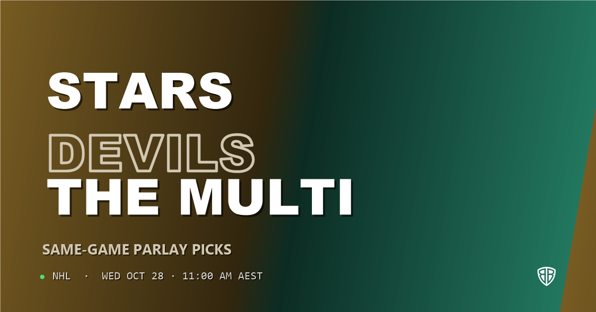 Dallas Stars vs New Jersey Devils Prediction & Same Game Parlay picks, October 27, 2026