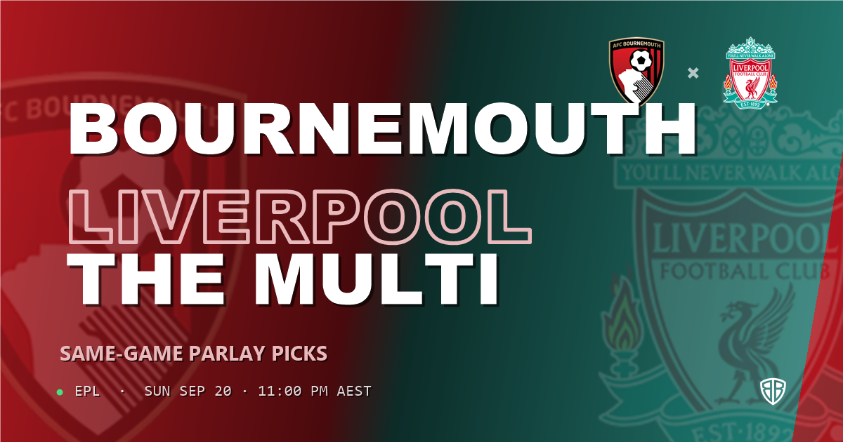 Bournemouth vs Liverpool Prediction & Same Game Parlay picks Top SGP: Analytics Breakdown