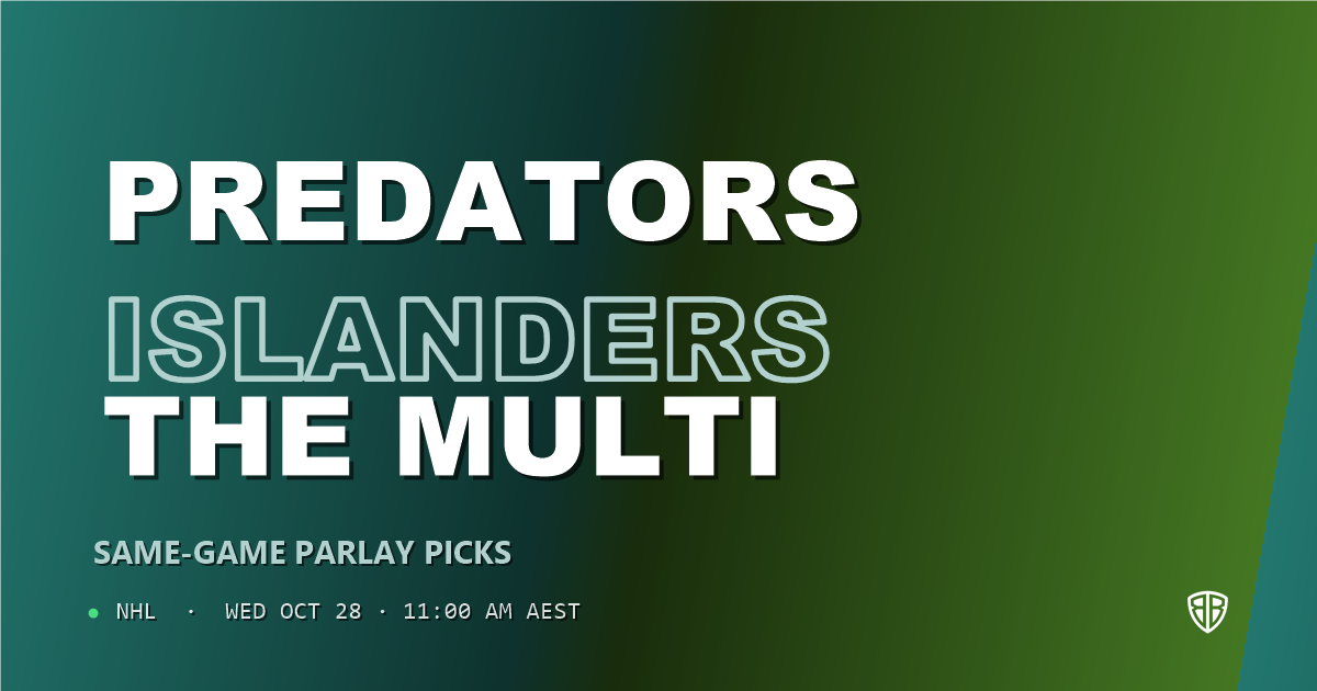 Nashville Predators vs New York Islanders Prediction & Same Game Parlay picks, October 27, 2026