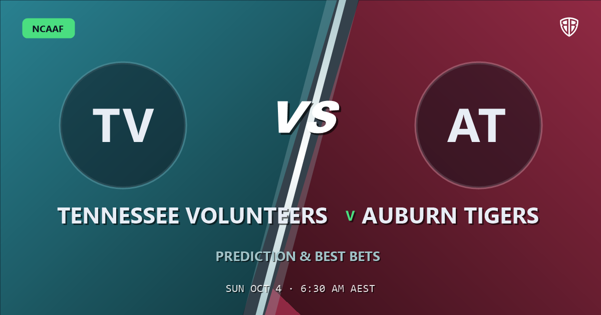 Tennessee Volunteers vs Auburn Tigers Prediction & Picks (Keshaun Singleton Key Factor): Don't Miss These Odds