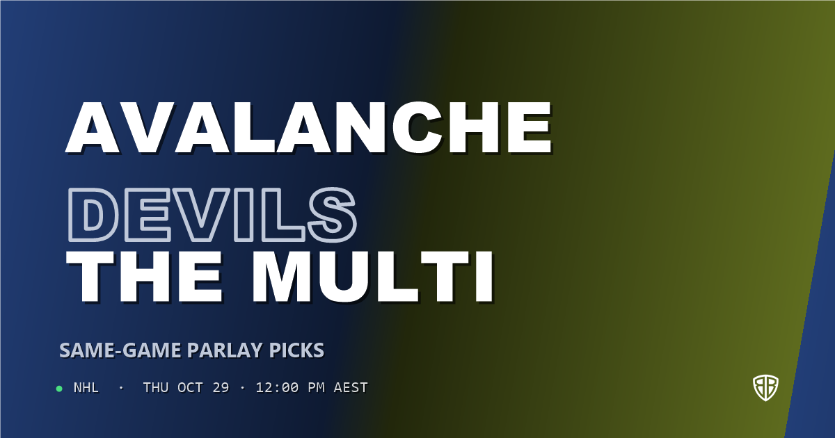 Colorado Avalanche vs New Jersey Devils Prediction & Same Game Parlay picks, October 28, 2026