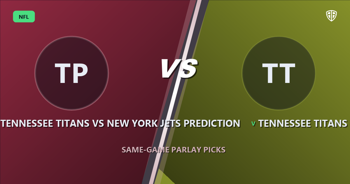 Tennessee Titans vs New York Jets Prediction & Same Game Parlay Picks: Data-Driven Targets