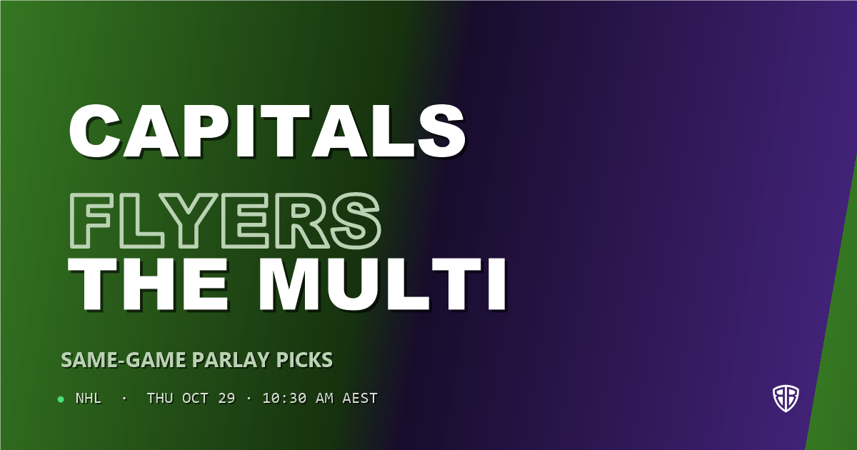 Washington Capitals vs Philadelphia Flyers Prediction & Same Game Parlay picks, October 28, 2026