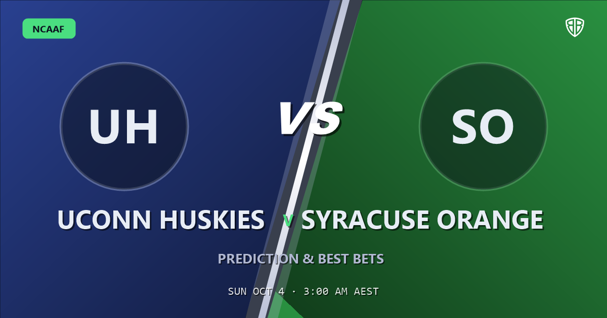 UConn Huskies vs Syracuse Orange Prediction & Picks (Kalieb Osborne Key Factor): Stat-Based Insights