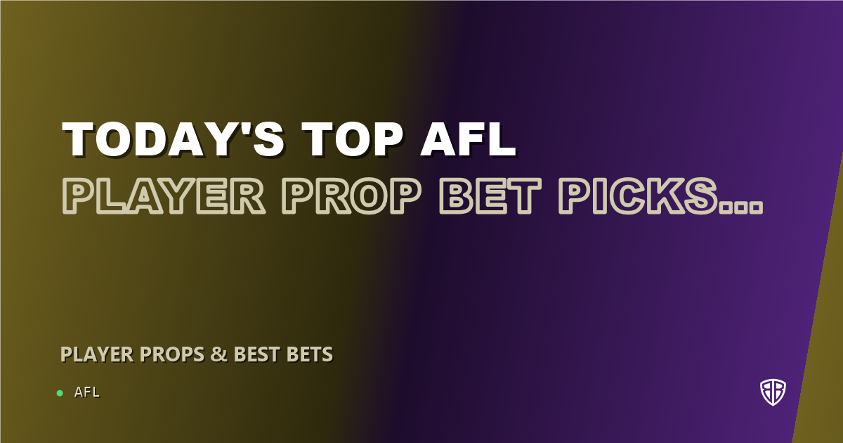 Today's Top AFL Player Prop Bet Picks & Predictions, Sunday 09/14 (Patrick Dangerfield Highlights): Best Value Bets