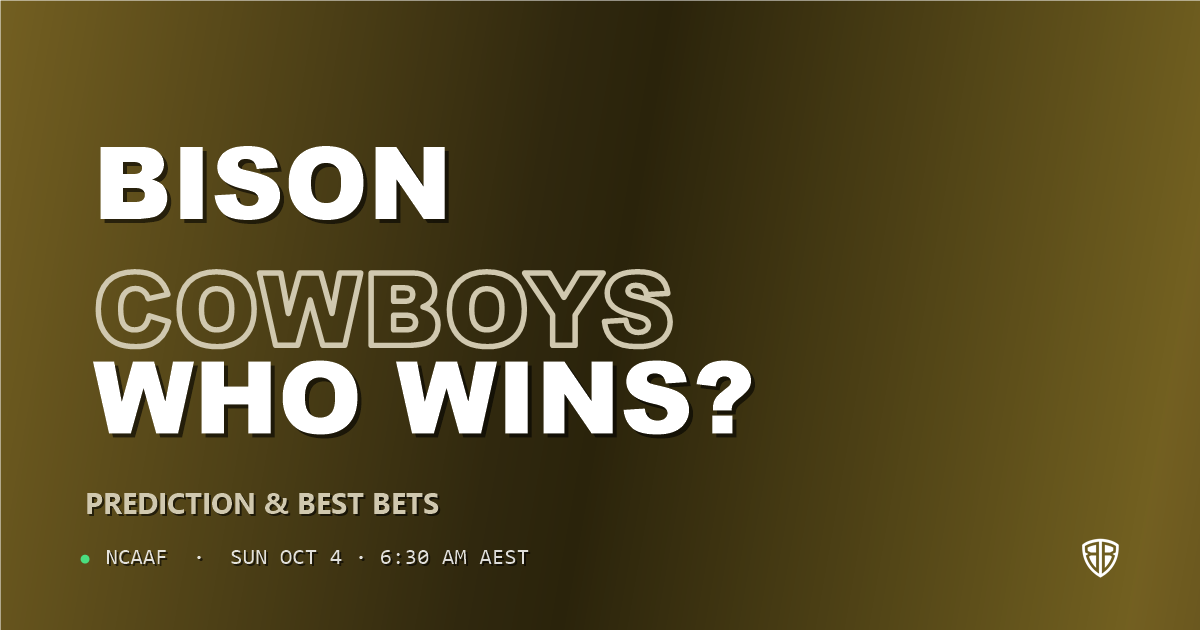 North Dakota State Bison vs Wyoming Cowboys Prediction & Picks (Mekhi Collins Key Factor): Don't Miss These Odds