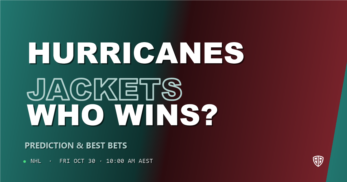 Carolina Hurricanes vs Columbus Blue Jackets Prediction & Picks, October 29, 2026