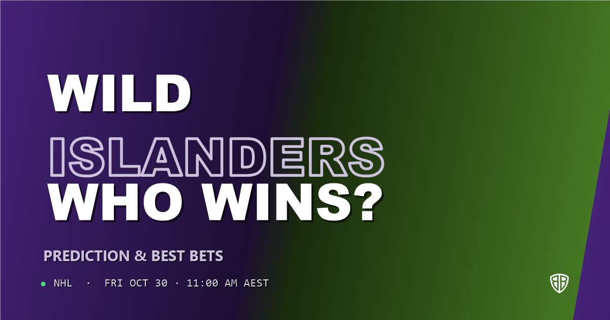 Minnesota Wild vs New York Islanders Prediction & Picks, October 29, 2026