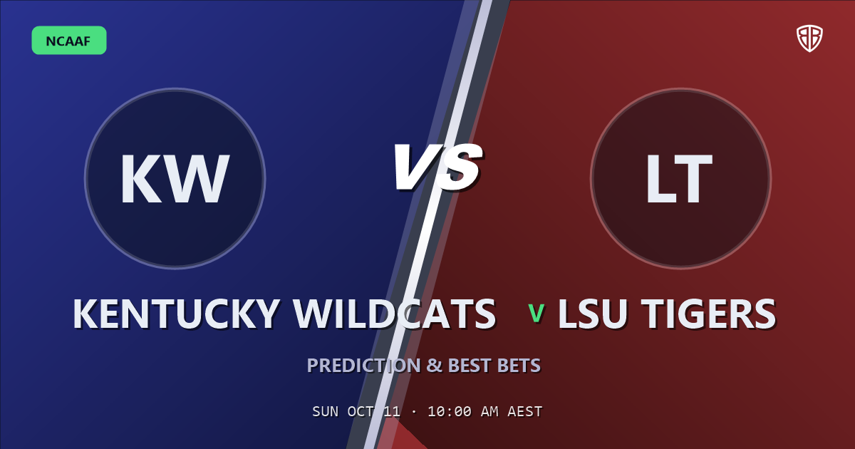 Kentucky Wildcats vs LSU Tigers Prediction & Picks: Odds Analysis & Top Props