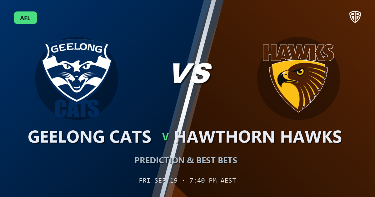 AFL news: Geelong Cats vs Hawthorn Hawks Prediction & Picks : Stat-Based Insights