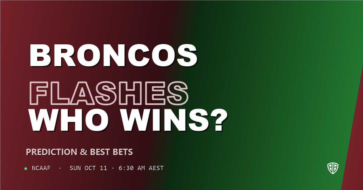 Western Michigan Broncos vs Kent State Golden Flashes Prediction & Picks: High-Value Opportunity
