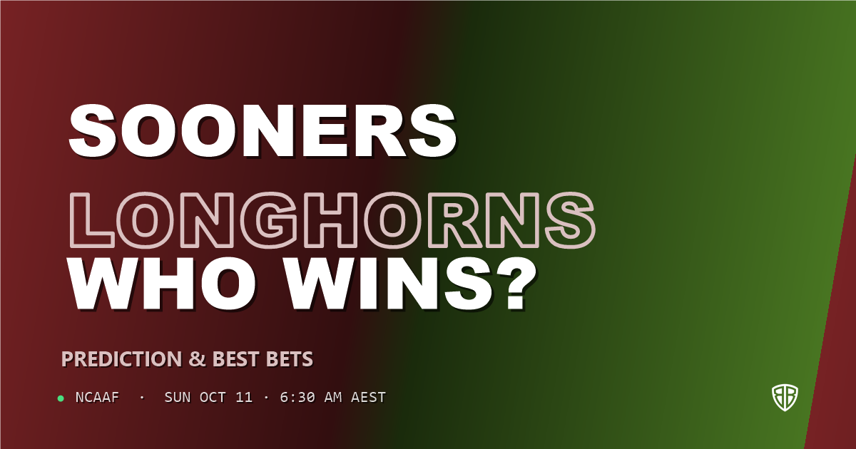 Oklahoma Sooners vs Texas Longhorns Prediction & Picks: Stat-Based Insights