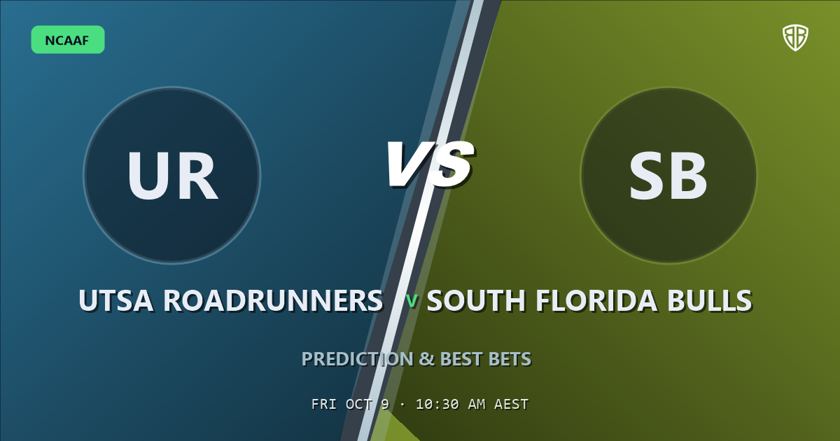 UTSA Roadrunners vs South Florida Bulls Prediction & Picks: Our Expert Analysis