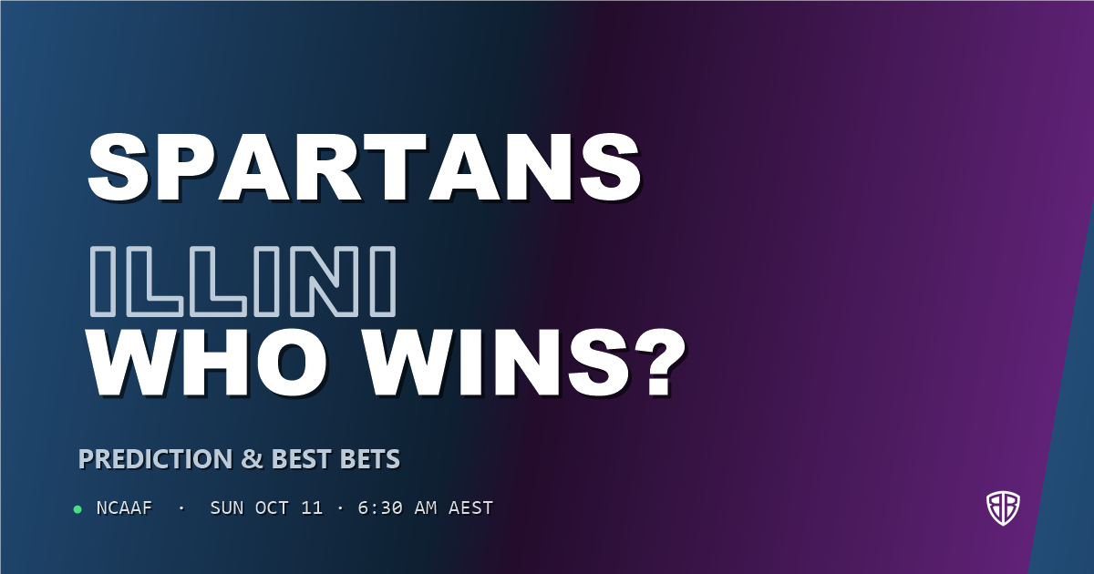 Michigan State Spartans vs Illinois Fighting Illini Prediction & Picks: Smart Betting Angles